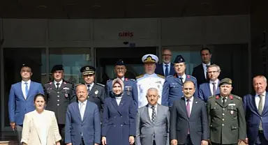 İl Protokolü ve Komutanlardan Zeybek Başkan'a ziyaret