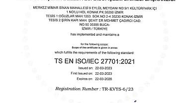 İzmir Büyükşehir Belediyesi ISO 27701 standardına sahip ilk “Büyükşehir” oldu