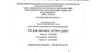 İzmir Büyükşehir Belediyesi ISO 27701 standardına sahip ilk “Büyükşehir” oldu