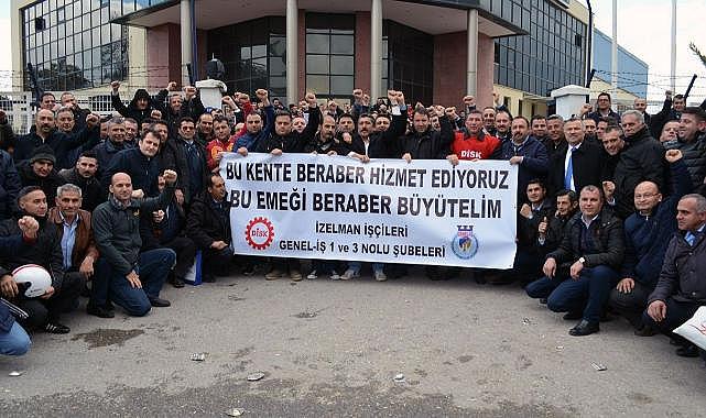 İzmir'de grevler büyüyor! İZELMAN ve İZENERJİ işçileri işi bırakıyor