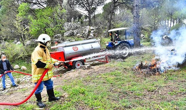 İzmir'de orman yangınlarıyla mücadelede büyük başarı