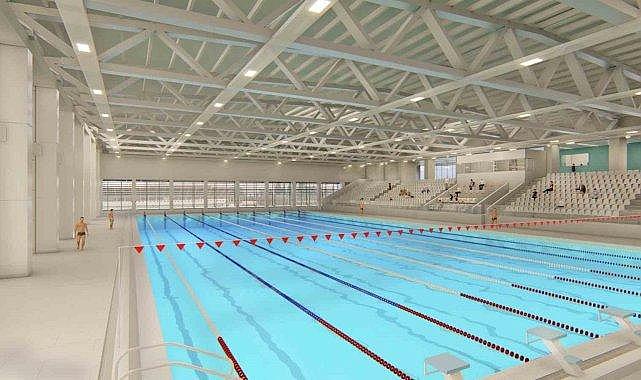 İzmir'in olimpik yüzme havuzu 2024'ün sonuna hazır