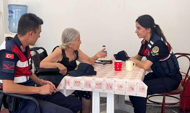 Jandarmadan yaşlı çınarlara saygı
