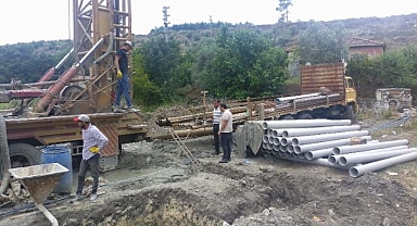 Karaelmacık mahallesinde sondaj çalışmaları tamamlandı