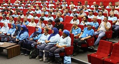 Merkezefendi'de personele 'İş Sağlığı ve Güvenliği' eğitimi