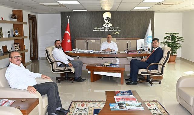 MHP Ahmetli İlçe Başkanından Genel Müdür Aslay'a ziyaret