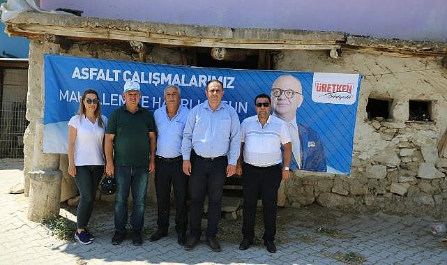 Muhtarlardan Başkan Ergün'e yol teşekkürü