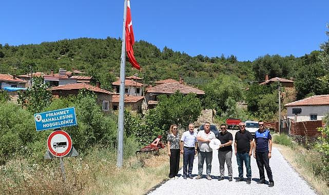 Soma'nın yolları Büyükşehir ile güzelleşti
