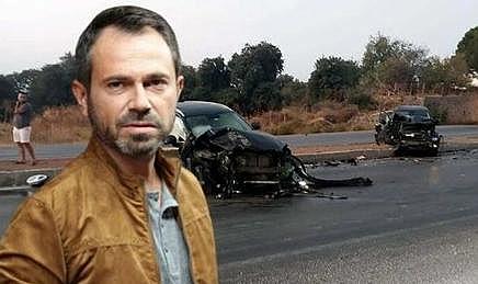 Ünlü oyuncu Olgun Şimşek trafik kazası geçirdi!