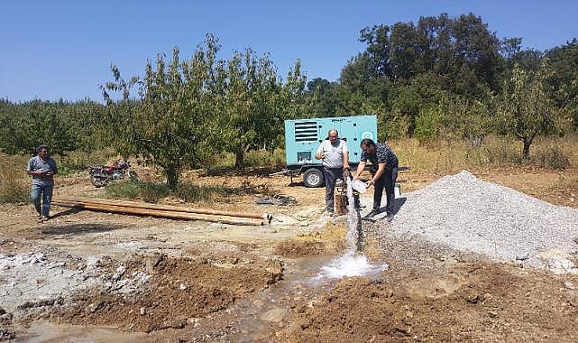 Yiğitler Mahallesine daha verimli içme suyu için sondaj çalışması yapıldı
