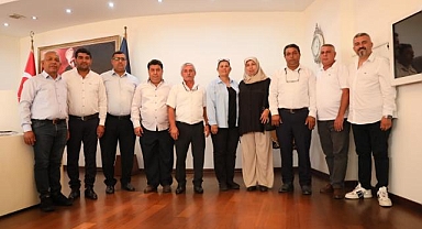 Acarlar Hal esnafından Başkan Çerçioğlu'na ziyaret
