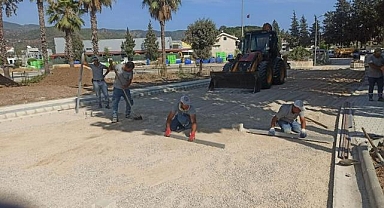 Armutalan ara yolları yenileniyor