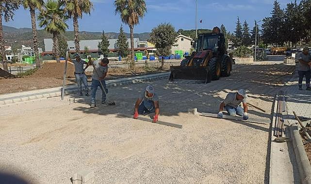 Armutalan ara yolları yenileniyor