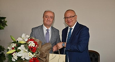 Başkan Ergün'den Başsavcı Eker'e Hayırlı Olsun Ziyareti