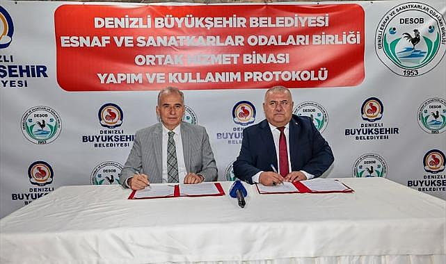 Büyükşehir'den esnaf odalarına dev destek