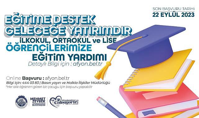 Eğitim yardımı başvuruları başladı