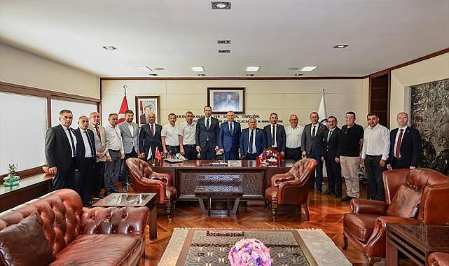 Esnaf ve Sanatkarlar Odaları'ndan Başkan Zolan'a ziyaret