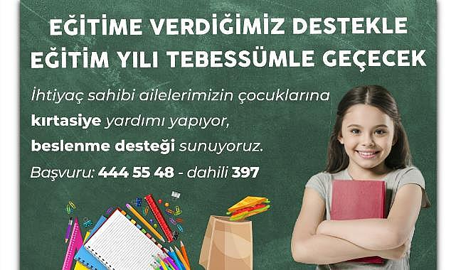 Marmaris belediyesinden eğitim desteği