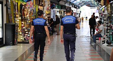 Marmaris zabıta'dan yoğun mesai