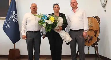 Nazillili Şehiriçi Şoförlerinden Başkan Çerçioğlu'na Ziyaret