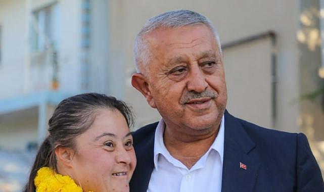 Özel sporcuya özel karşılama