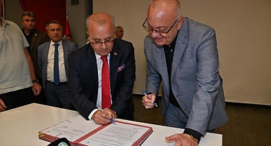 Salihli'ye kilit parke desteği için protokol imzalandı