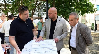 Soma 13 Eylül Parkı'nda değişim sürüyor