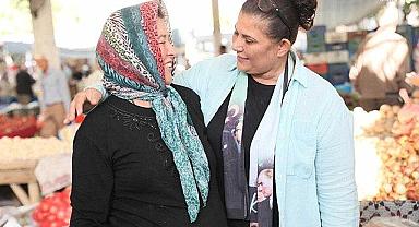 Başkan Çerçioğlu Sultanhisar pazarı'nı ziyaret etti