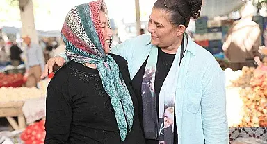 Başkan Çerçioğlu Sultanhisar pazarı'nı ziyaret etti