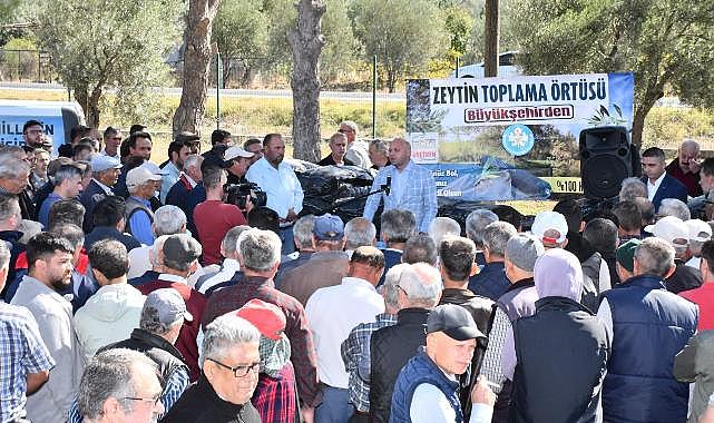 Büyükşehir’den zeytinin başkentinde üreticiye destek