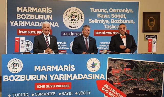 Büyükşehirden Marmaris’e dev içme suyu yatırımı