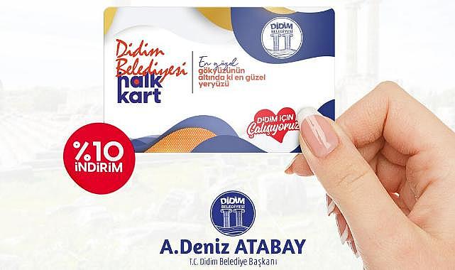 Didim Belediyesi Halk Kartı vatandaşlarla buluşturuyor
