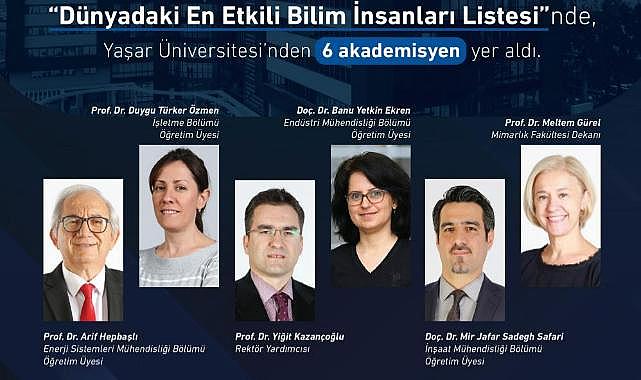Dünyadaki en etkili bilim insanları listesine girdiler