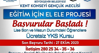 Eğitim İçin El Ele'de yeni dönem kayıtları 27 Ekim'de son