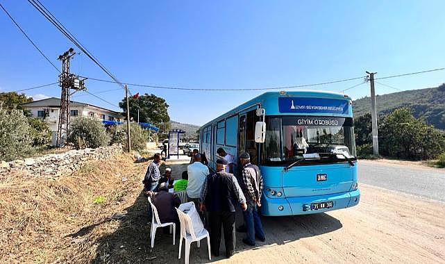 İzmir Büyükşehir Belediyesi’nin giysi desteği köylere ulaşıyor