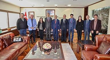 KKTC Meclis Başkanı Töre’den Büyükşehir’e ziyaret