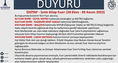 Kültürpark'tan Fuar İzmir'e geçici hat