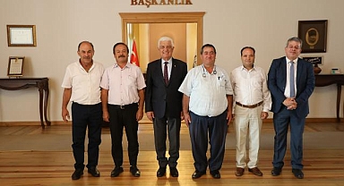 Marmaris muhtarlarından Gürün'e teşekkür ziyareti