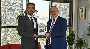 Milli Eğitim Müdürü Uğurelli'den Başkan Ergün'e ziyaret