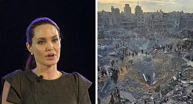 Angelina Jolie’den İsrail’in Cibaliye Mülteci Kampı’na saldırısına tepki