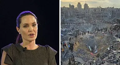 Angelina Jolie’den İsrail’in Cibaliye Mülteci Kampı’na saldırısına tepki
