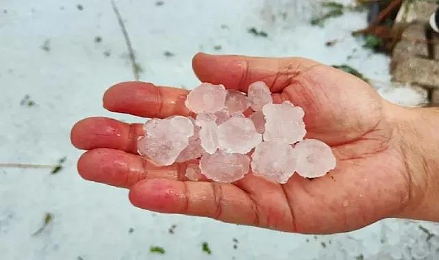 Antalya’yı dolu yağışı vurdu