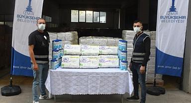Büyükşehir bez ve mama desteğinde 100 bini aştı