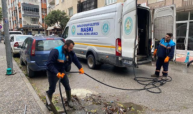 Büyükşehir ve MASKİ, Fırtına ve Yağışta 1.249 Noktada Çalışma Yürüttü