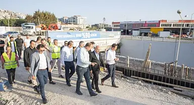 Çiğli 2. Ana Jet Üssü Karayolu Alt Geçidi’nde güçlendirme çalışmaları sürüyor