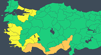 İzmir, Ege ve 11 il için sarı uyarı