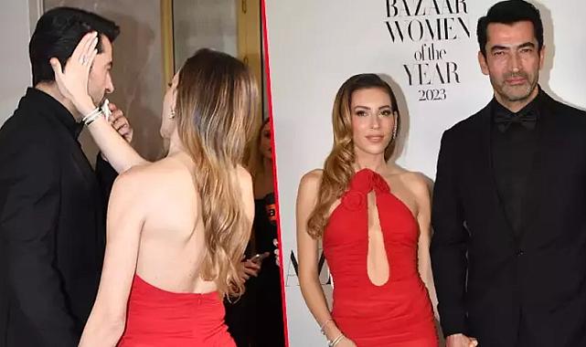 Kenan İmirzalıoğlu ve Sinem Kobal ödül törenine damga vurdular