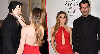 Kenan İmirzalıoğlu ve Sinem Kobal ödül törenine damga vurdular