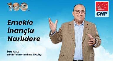 Narlıdere için yola çıkan CHP'li İnanç Nurlu;