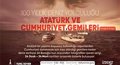 100 Yıllık Deniz Yolculuğu: Atatürk ve Cumhuriyet Gemileri Sergisi İzmir’de